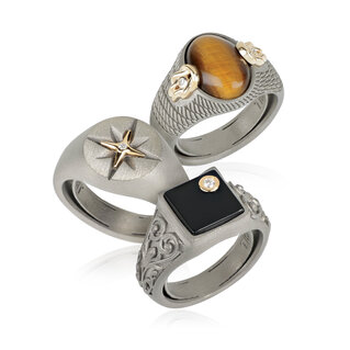 Collezione Hyperion - Oro e Titanio