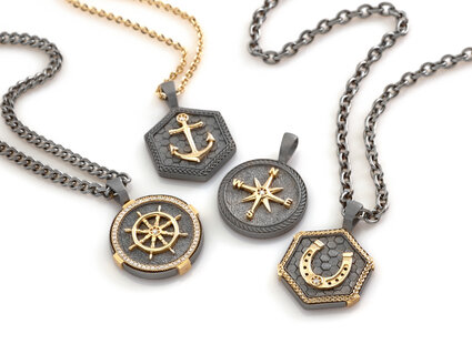 Collezione Hyperion - Oro e Titanio