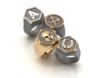 Collezione Hyperion - Oro e Titanio