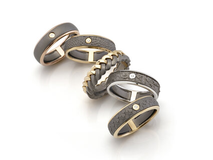 Collezione Hyperion - Oro e Titanio