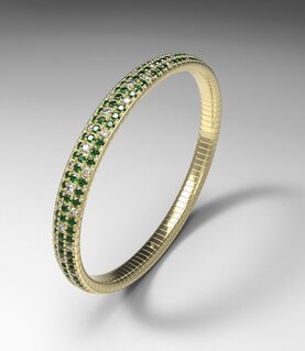 Bracciale Soave Smeraldi