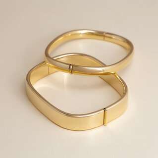 14kt gold Bangles