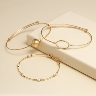 14kt gold Bangles