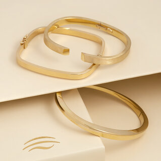 14kt gold Bangles