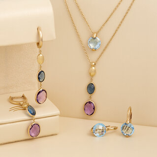 14kt gold Jewelry with natural stones