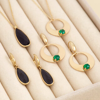 14kt gold Jewelry with natural stones