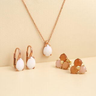 14kt gold Jewelry with natural stones