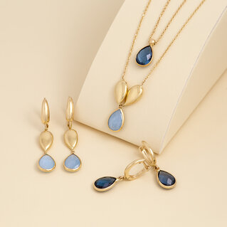 14kt gold Jewelry with natural stones
