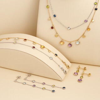 14kt gold Jewelry with natural stones