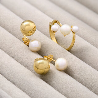 14kt gold jewelry with pearls