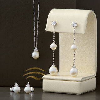 14kt gold jewelry with pearls