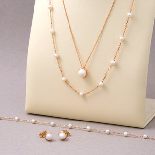 14kt gold jewelry with pearls