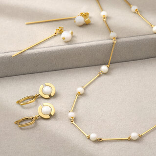14kt gold jewelry with pearls