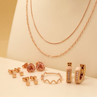 14kt rose gold jewelry