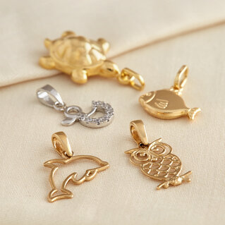 14kt gold Pendants