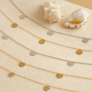 14kt gold Anklets