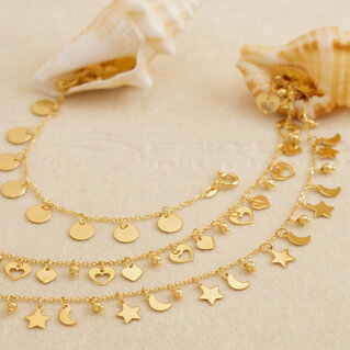 14kt gold Anklets