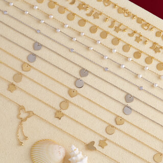 14kt gold Anklets