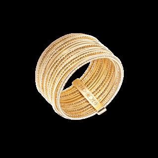 Anello Sparks multifilo in oro giallo 18kt