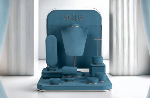 Vetrina AQUA blue