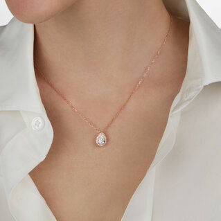 Aurora Necklace Pear Cut