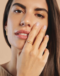 Anello Soft Solitaire Baguette Y