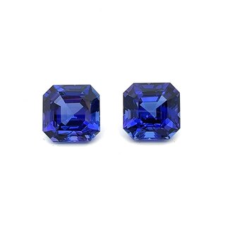 Square EC Tanzanite Pair 24.20 cts