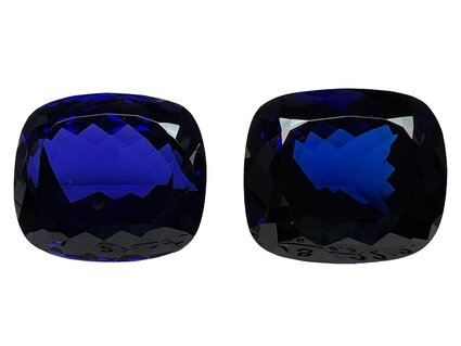 Cushion Cut Tanzanite Pair 244.50 cts