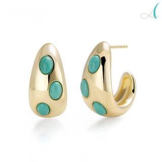Orecchini in Argento con Turchese